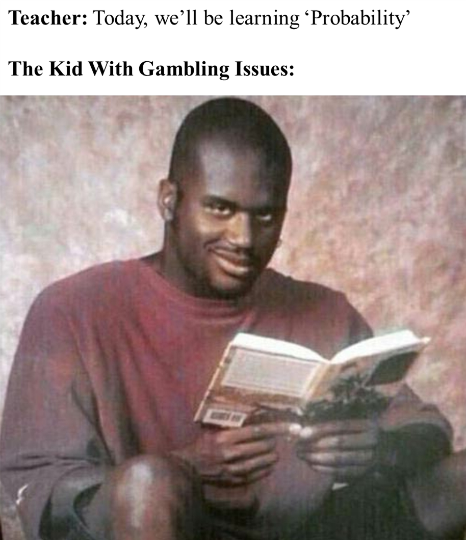Kid: Can you please teach us practically using a pack of cards?