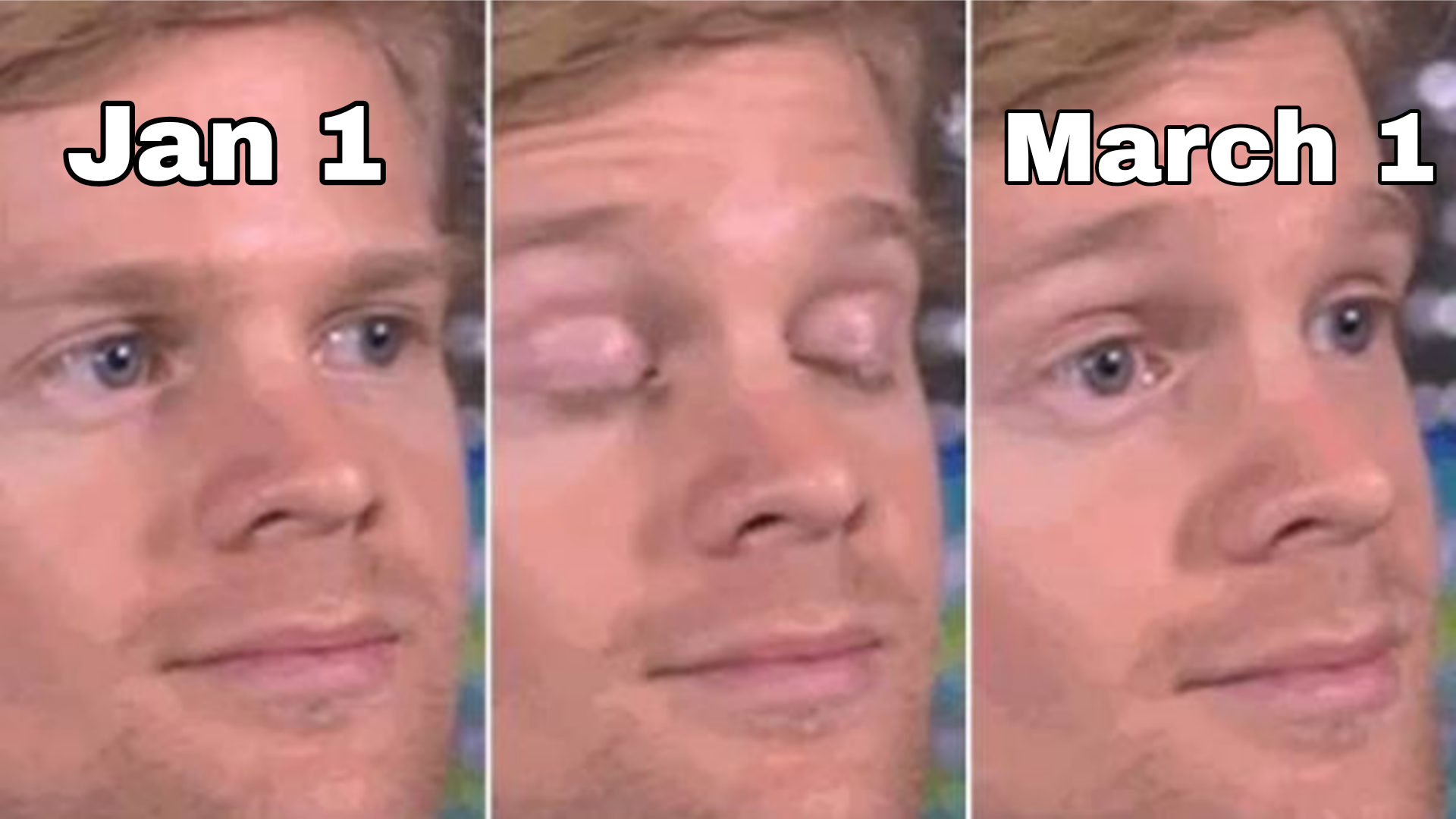 Time running like it's on a due date