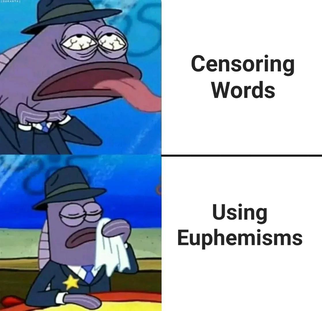 "He d*ed" vs. "He passed away"