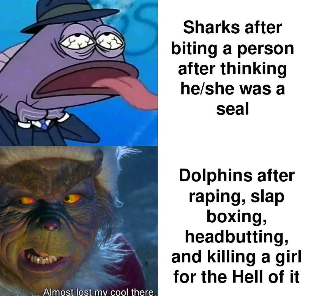 Sharks just be out there tryna live