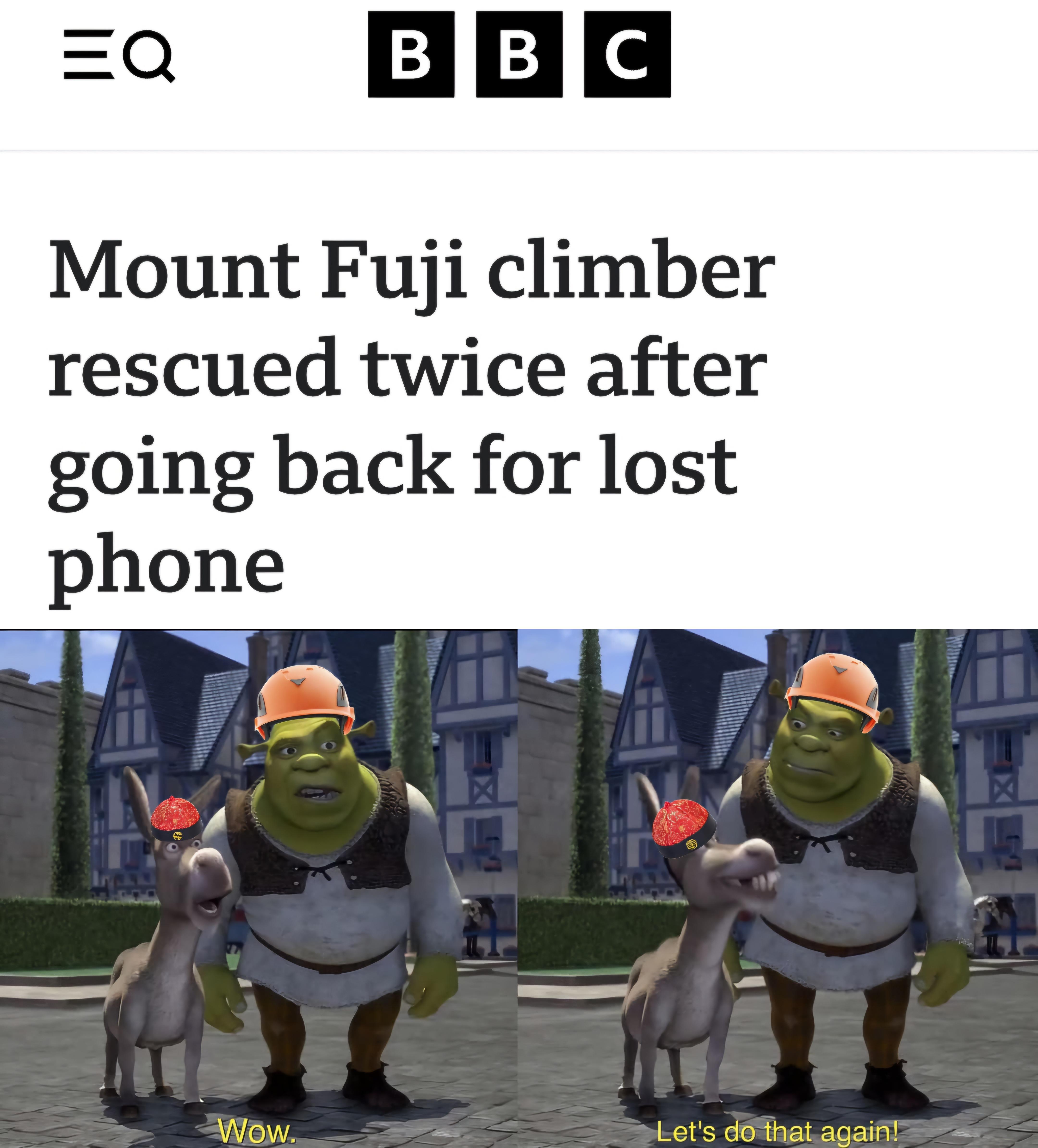 Chinese student went to mount Fuji off-season and went back again for his phone.