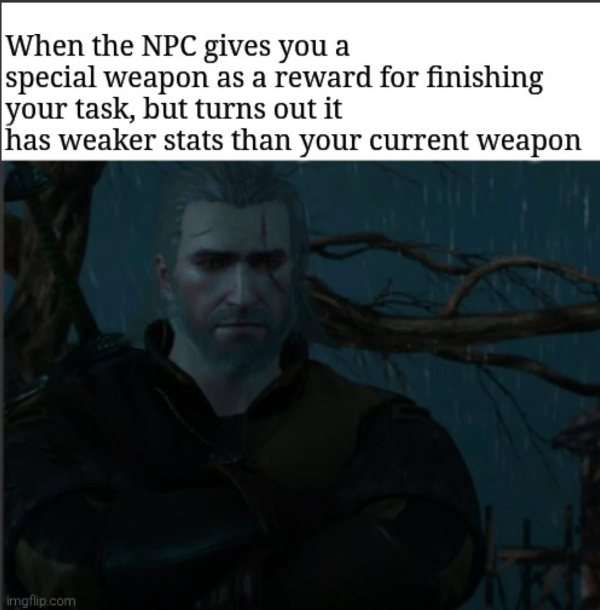 Sometimes happens unfortunately