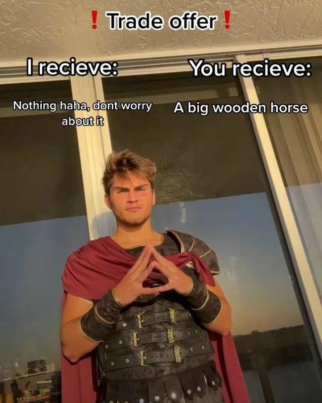 That horse was a good gift...