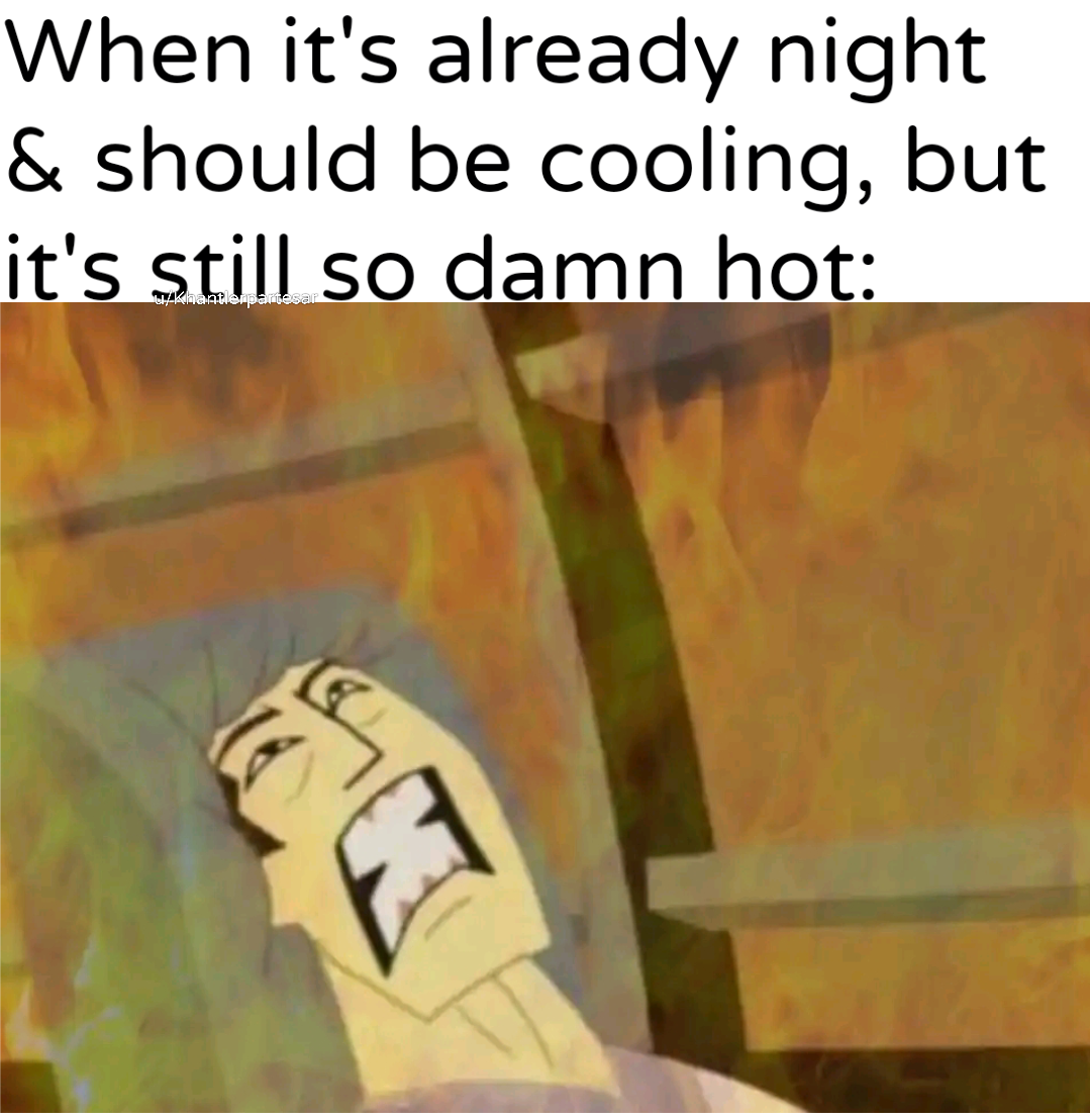 i'm sweating asf