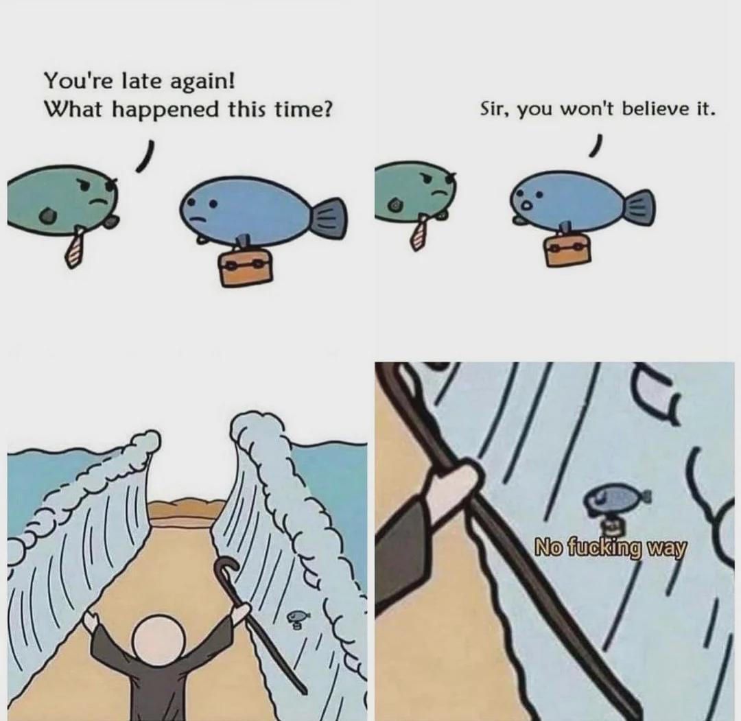 Most valid excuse ever tbh