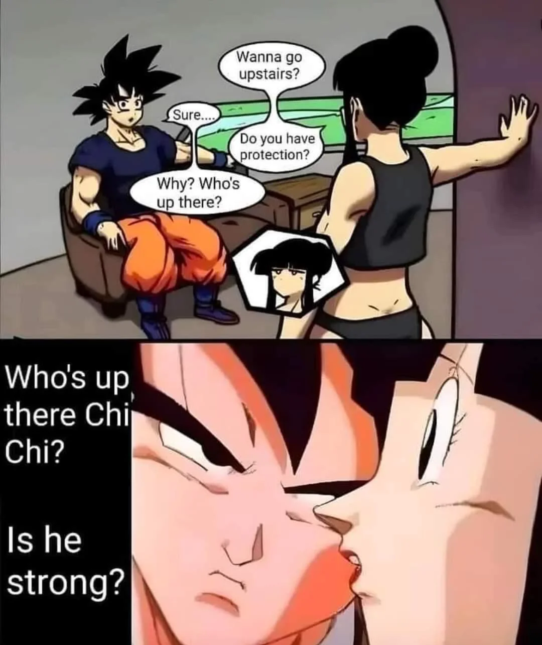 Goku and Chi Chi