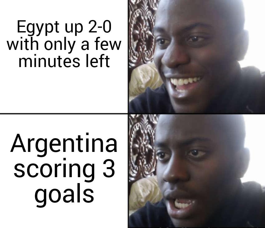 Egypt's coach looked like he wanted to fight the refs