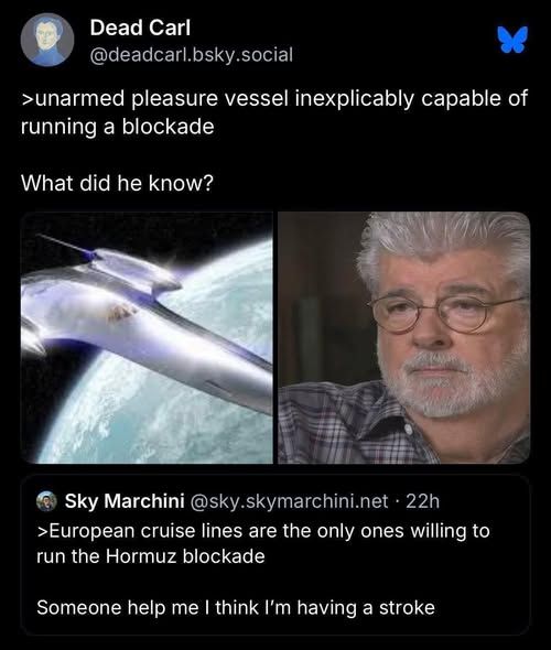 He really did know a lot about blockades