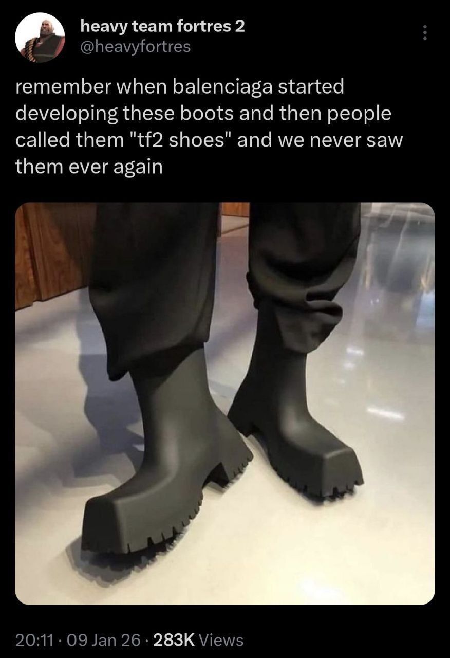 If they'd advertise them as tf2 shoes - I'd buy