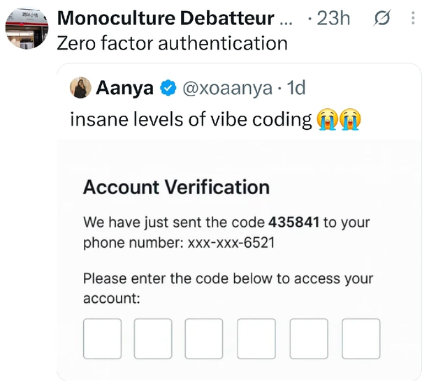 the authentification I want