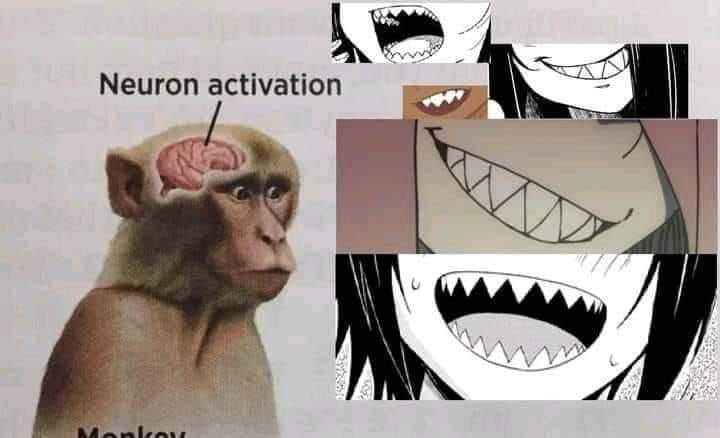 Girls with sharp teeth