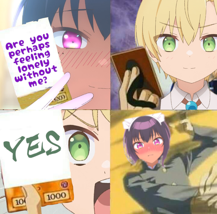 There was an attempt to tease a straight-forward MC