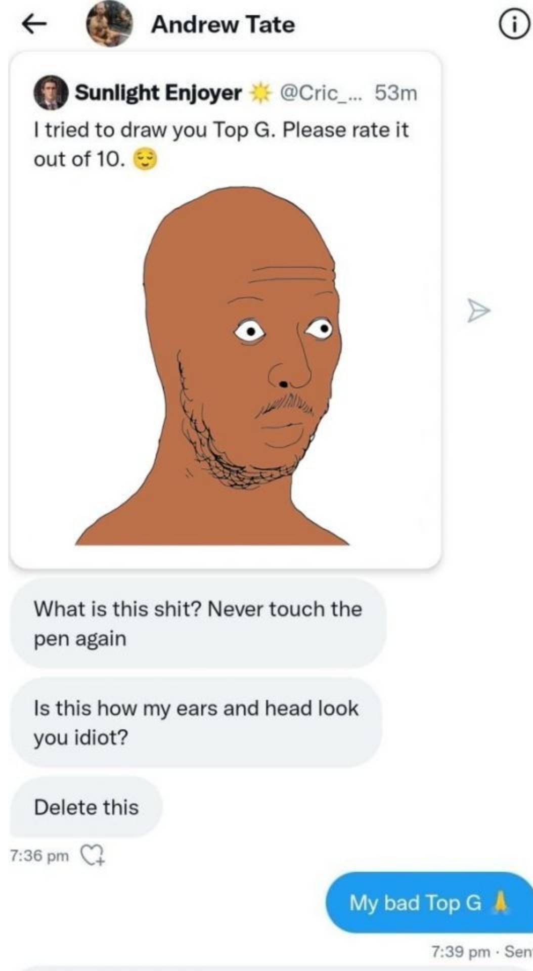 My bad