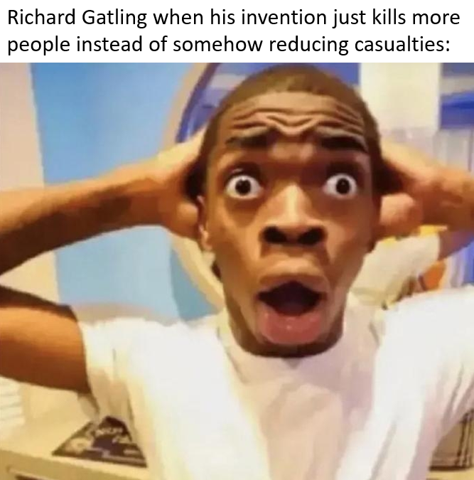 His intentions were good, but war tends to have a mind of it's own.