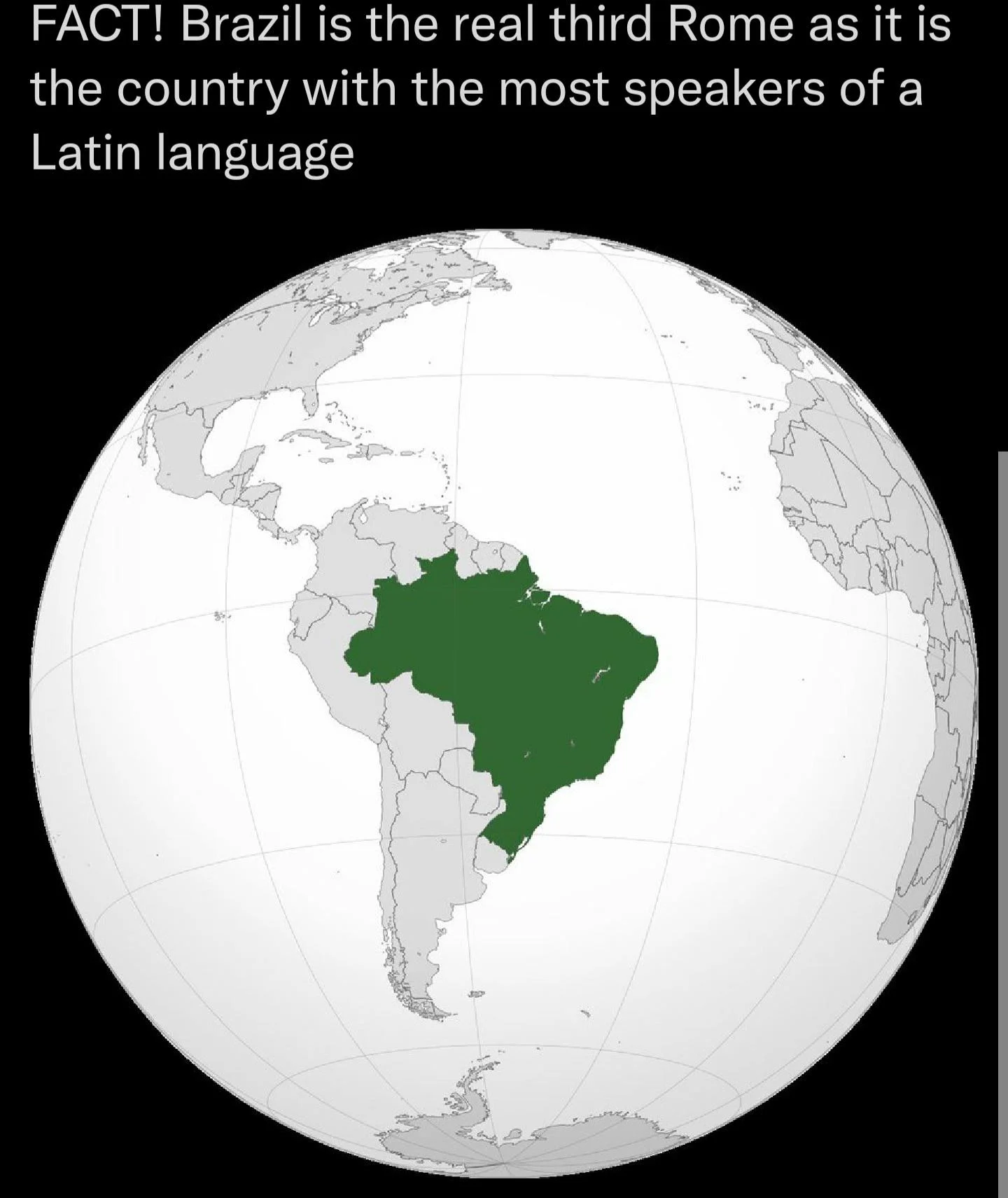 New Rome? All roads lead to Brazil!