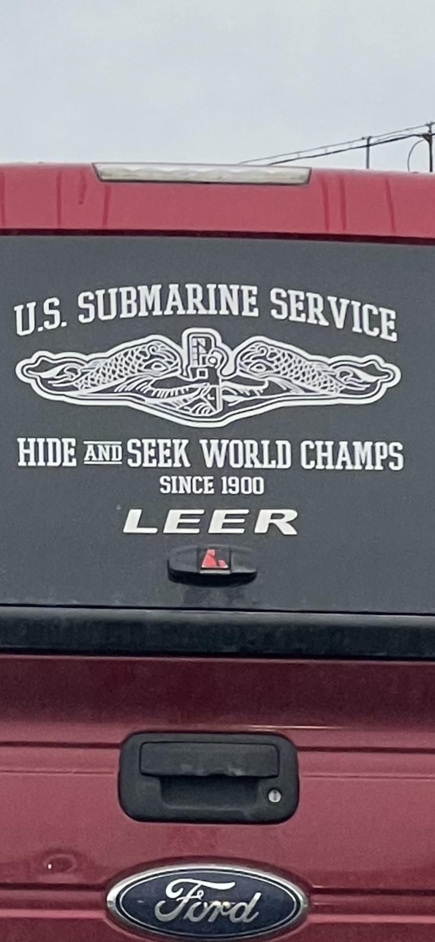 With all the crazy things people say on their cars these days with stickers I found this refreshingly funny.
