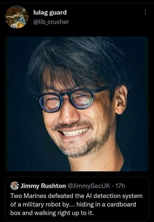 Kojima is a ***ing prohpet