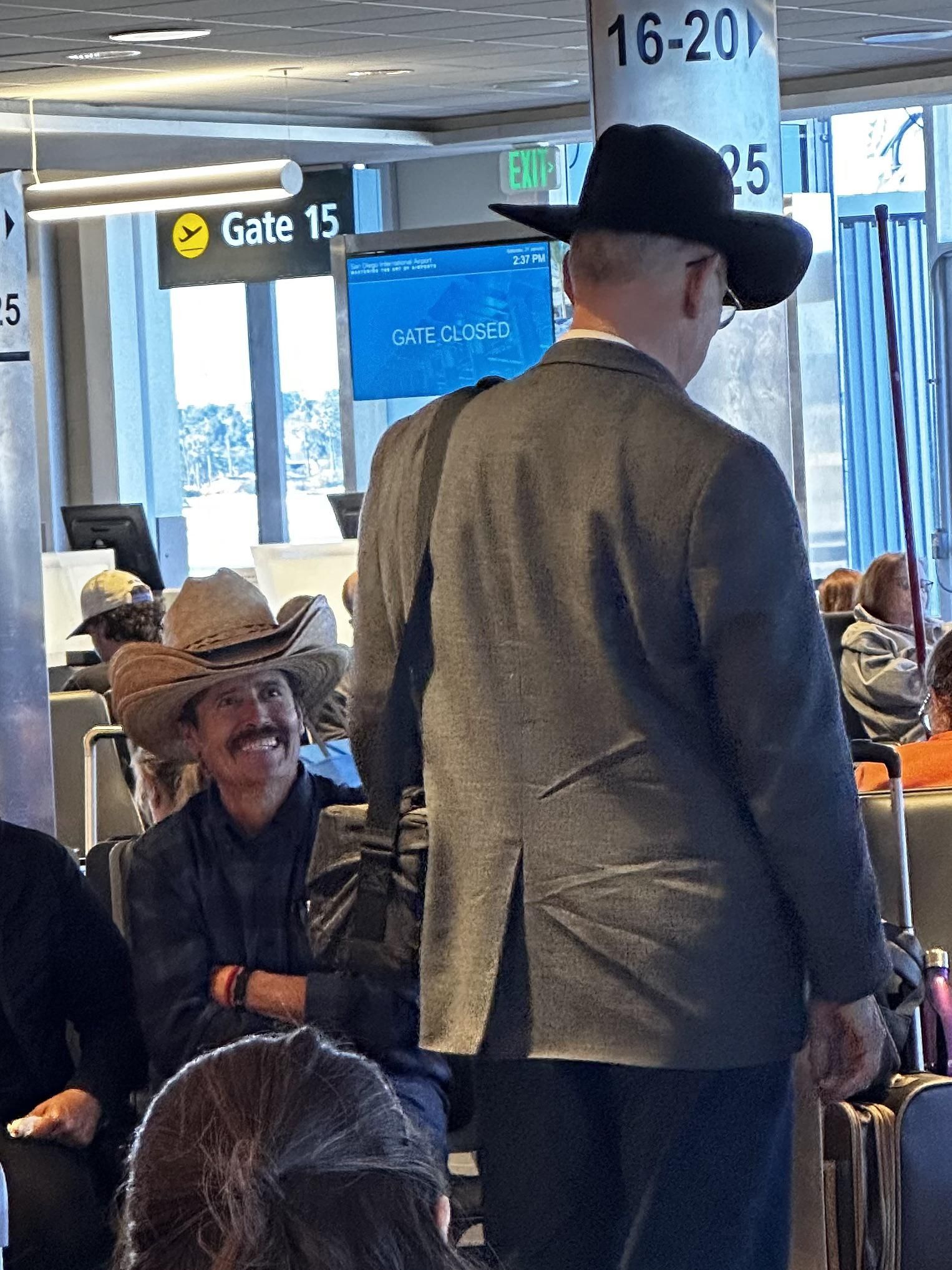 Eyeing his next victim