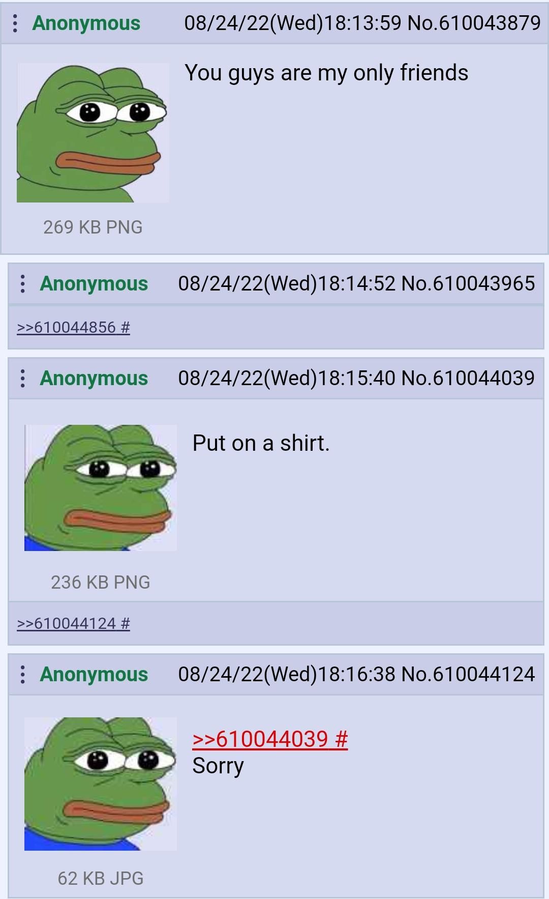 Take off your pants