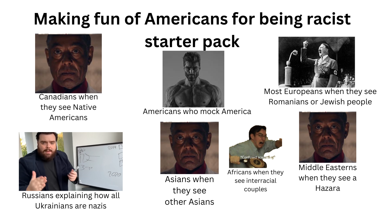 There's just so much racism