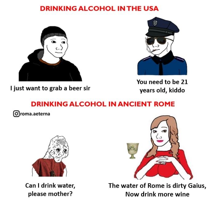 Time to drink some posca Gaius
