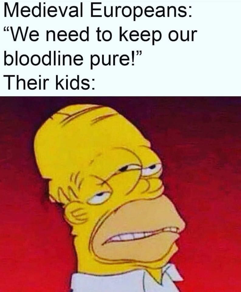 Can’t be lettin’ those inferior genes into our pool!