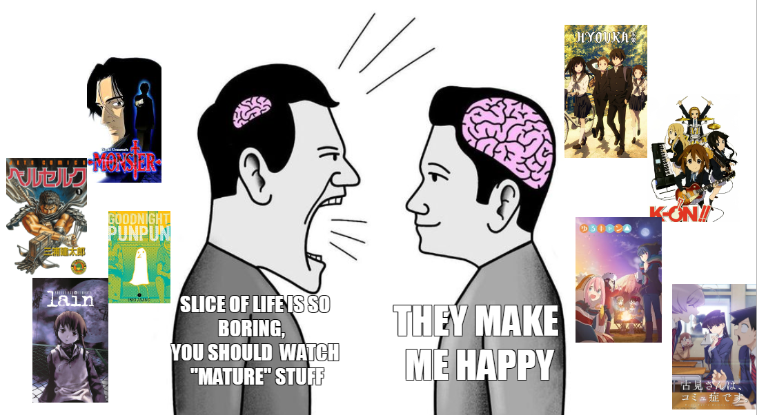Ironic how "seinen" fans are usually more inmature...
