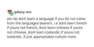 I guess they don’t know the concept of cultural assimilation or cultural genocide