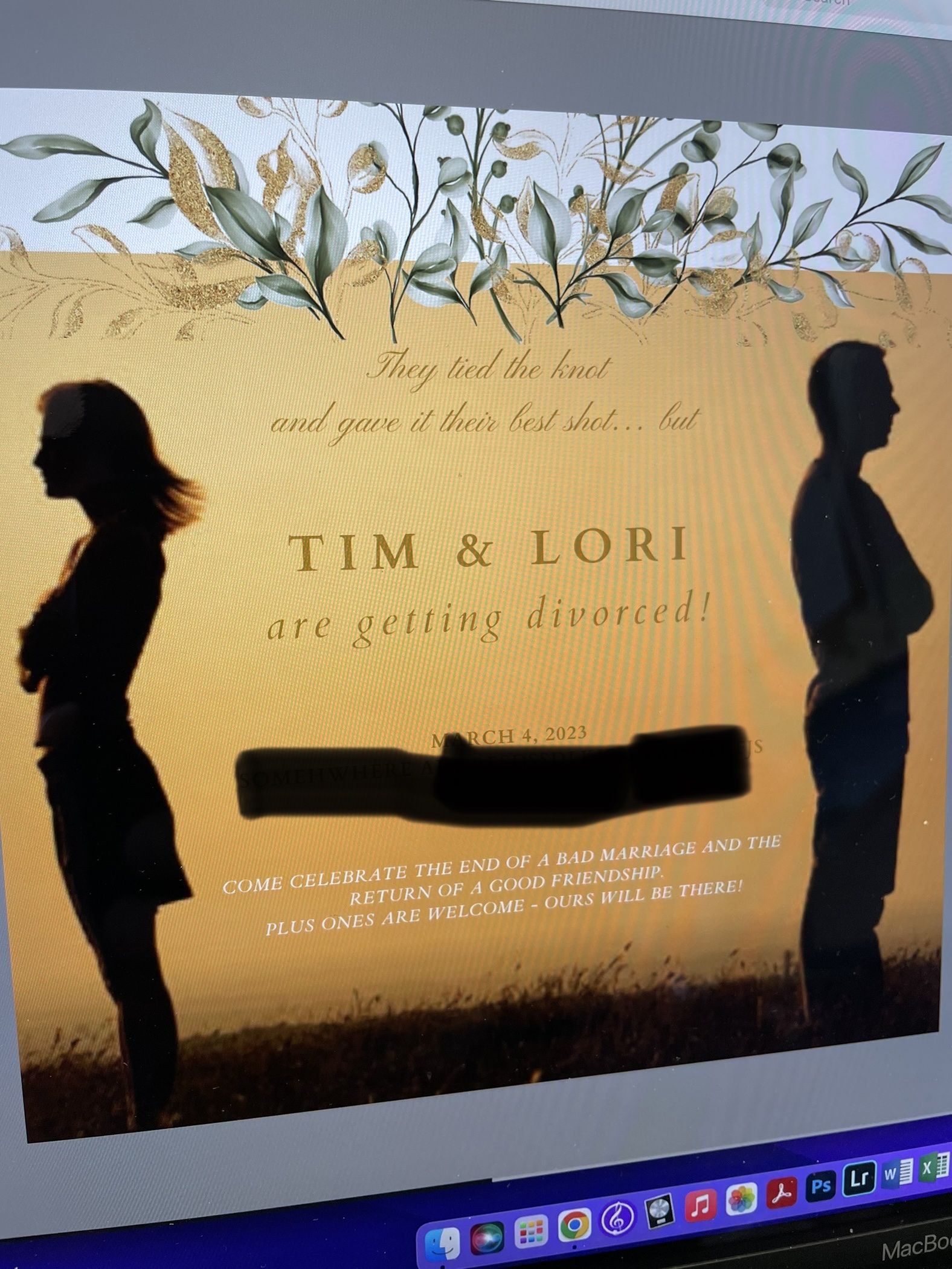 I guess divorce parties are a thing now?