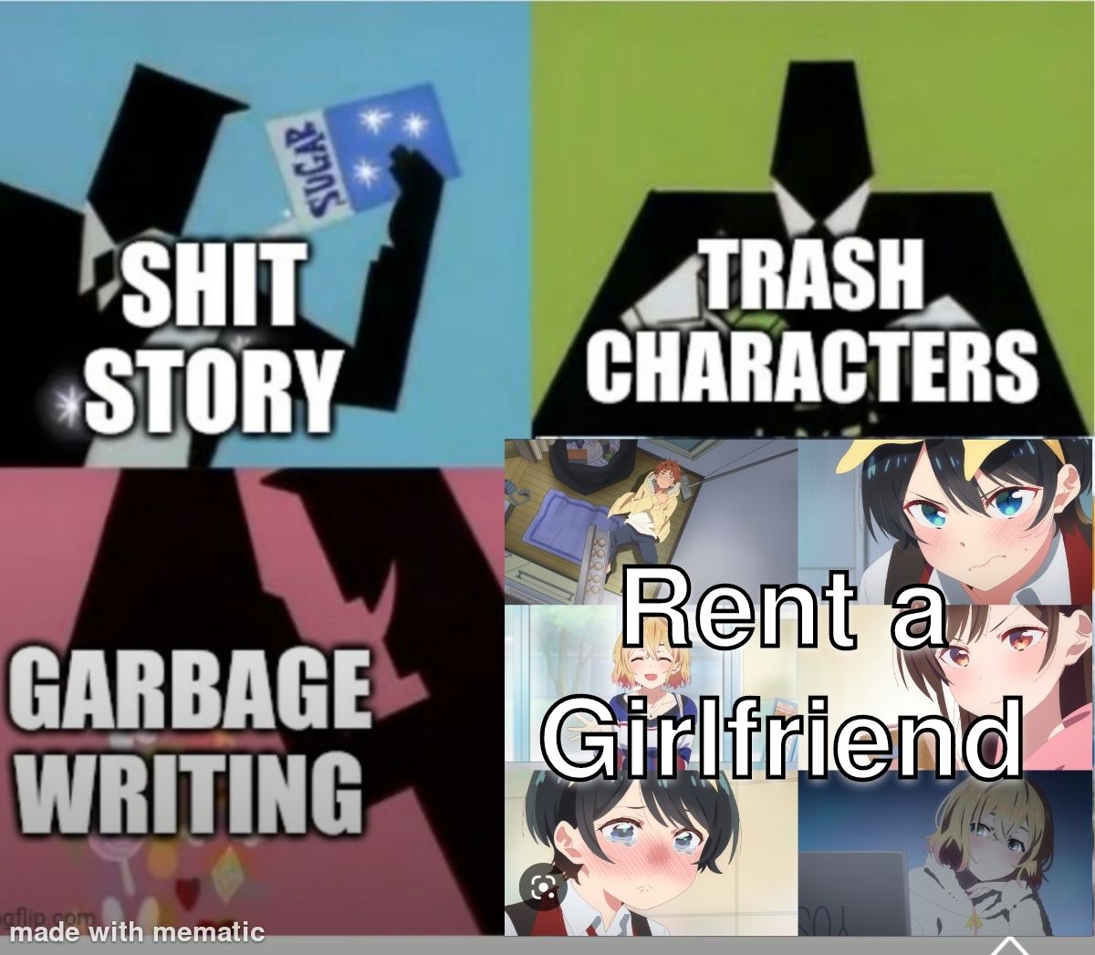 saw a post shifting on SAO saying it's trash but truly this anime is the trash one. Sorry to whoever is a fan but this is one cringe amime