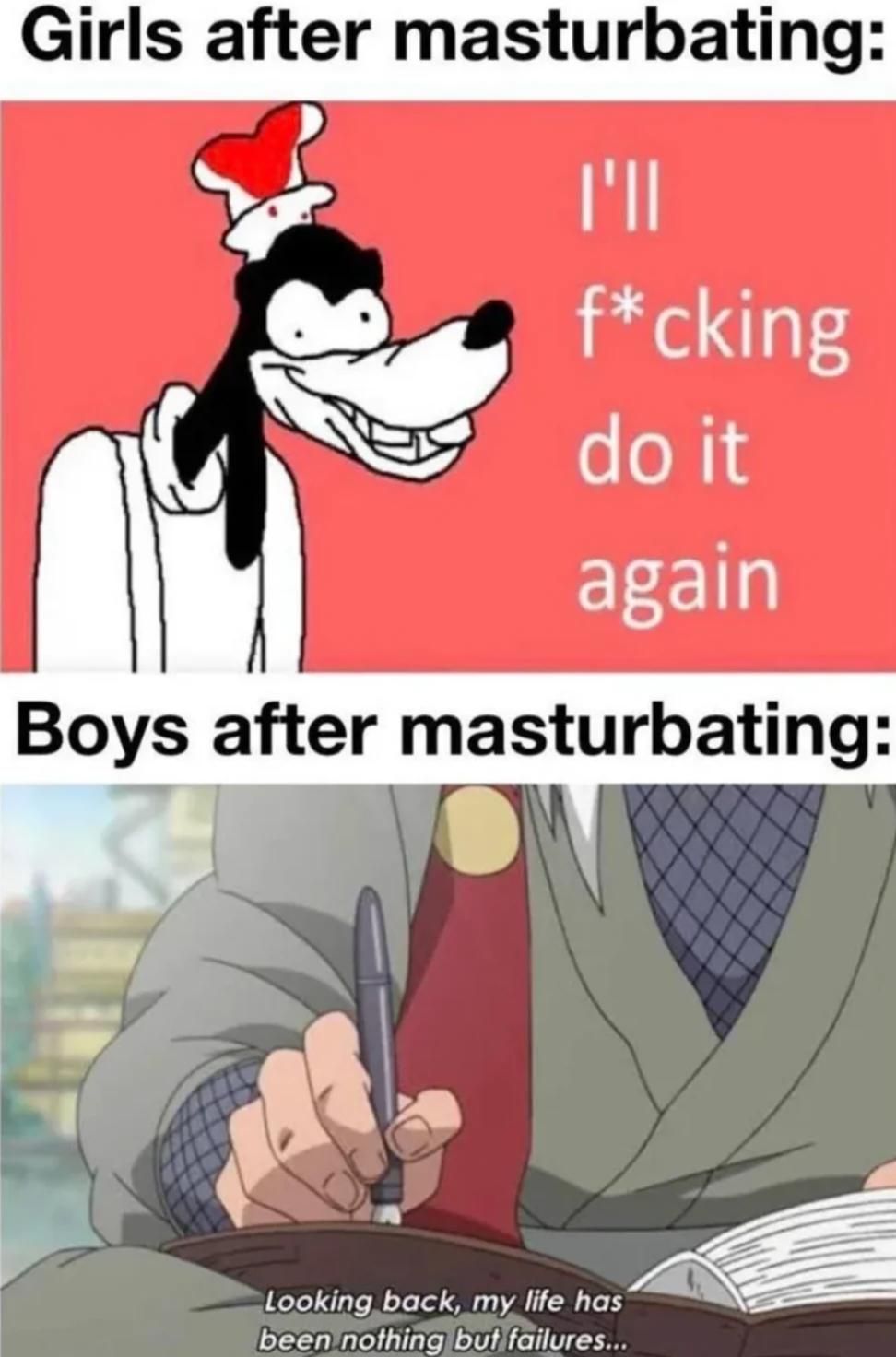 Boys become ***ing philosophers after nut
