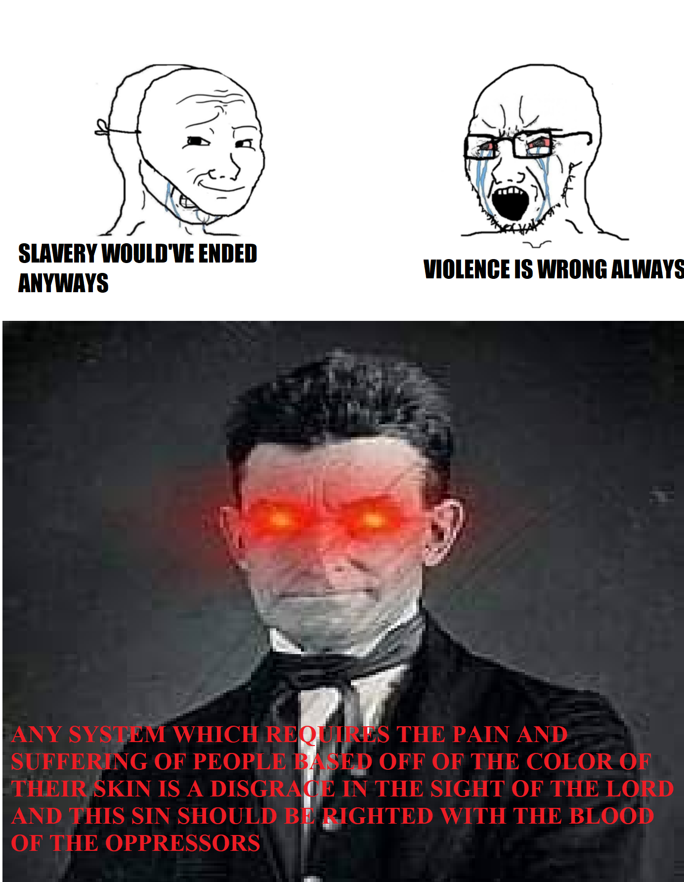 Remember, sometimes radical Christianity isn't always wrong.