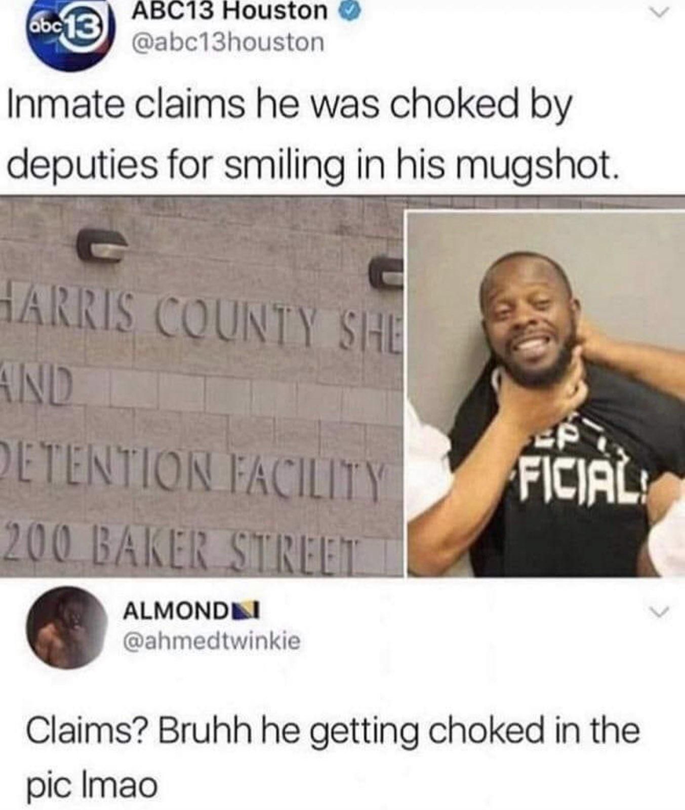 He is smiling, sort of…