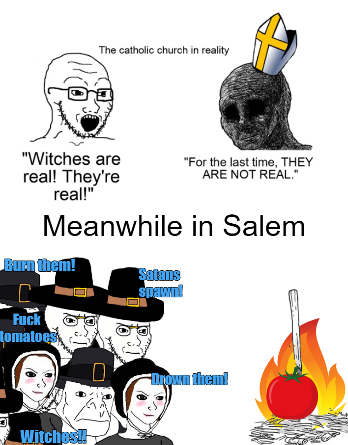Salem held numerous witch trials- but also tomato trials