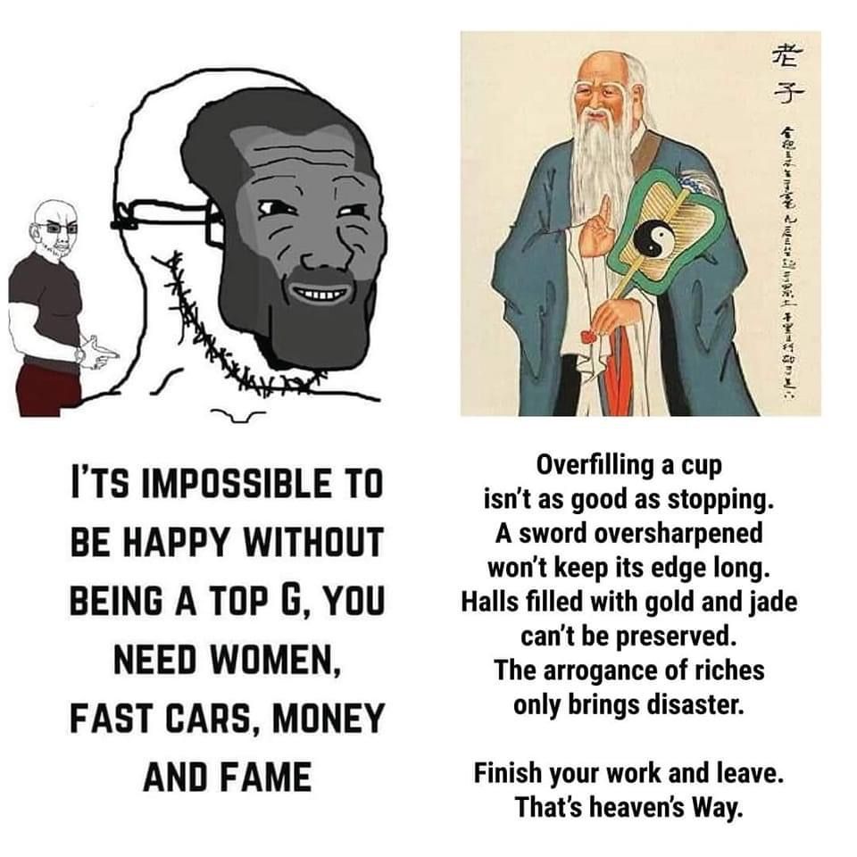 An old Chinaman once said...
