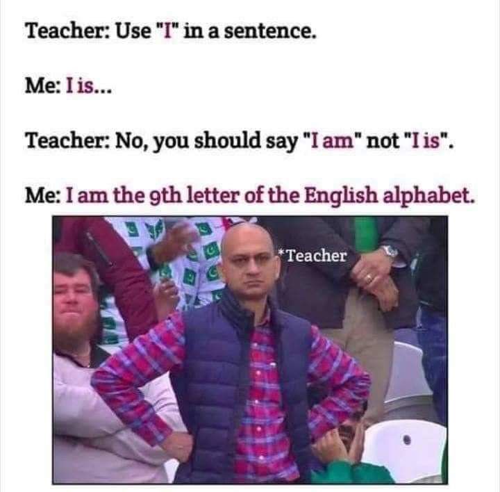 Use the I properly