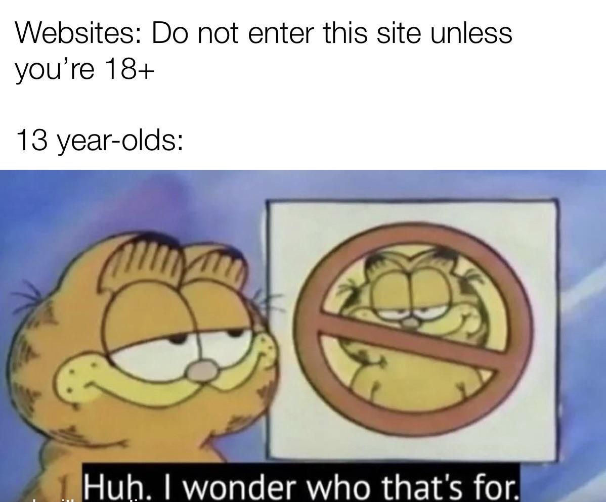 You know what websites I’m referring to here.