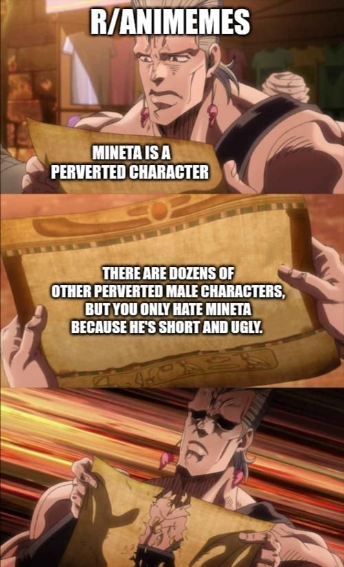 I don't even watch MHA nor do I care but the hypocrisy triggered me.
