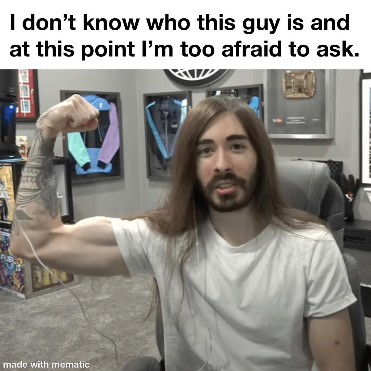 I really don’t know but he’s everywhere today.