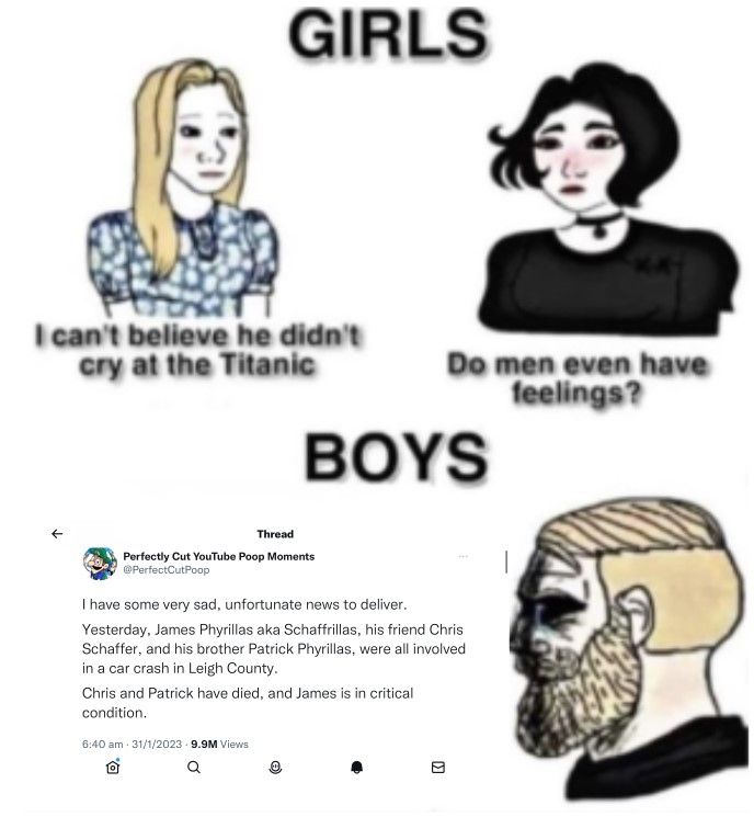 This really isn't a meme. I'm just trying to process my grief right now