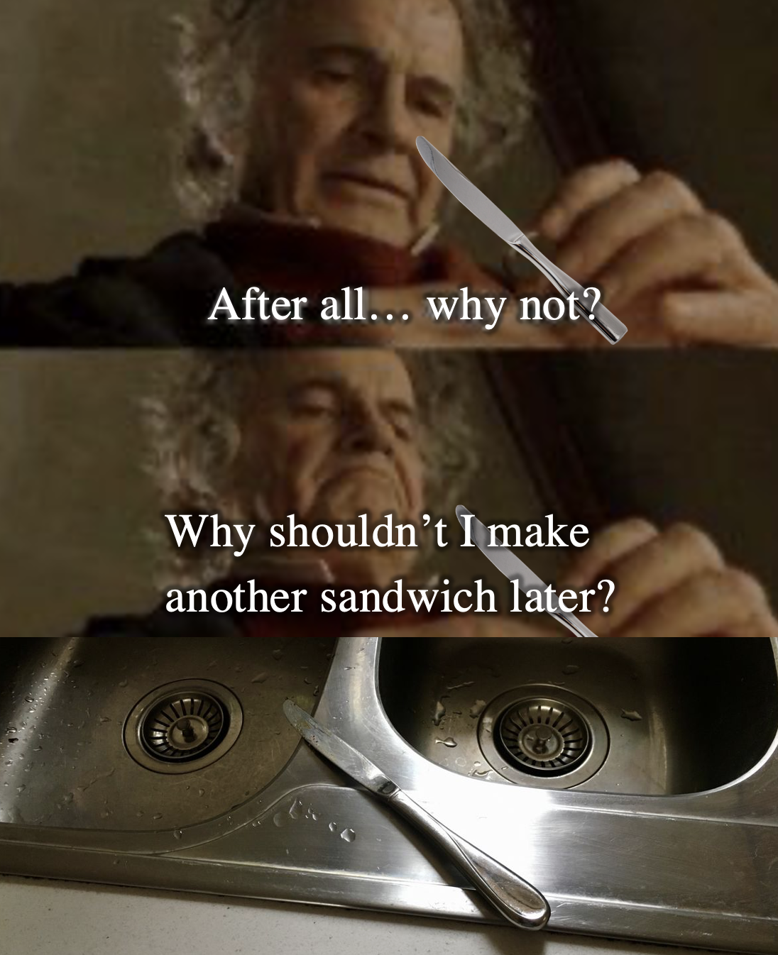I have never made the second sandwich... and yet...