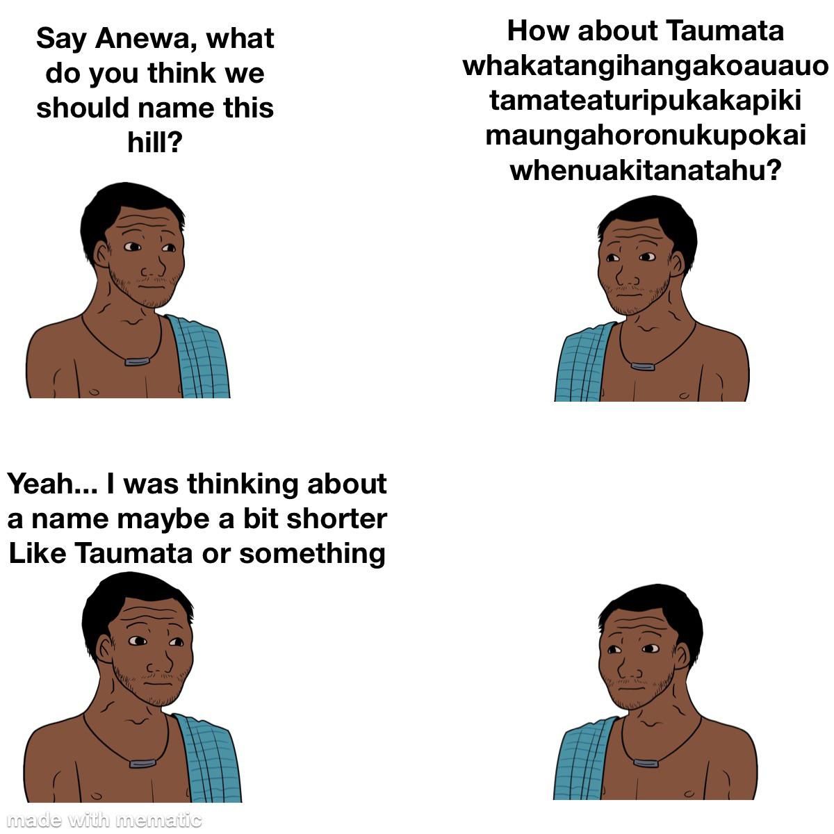 Maori names at their finest