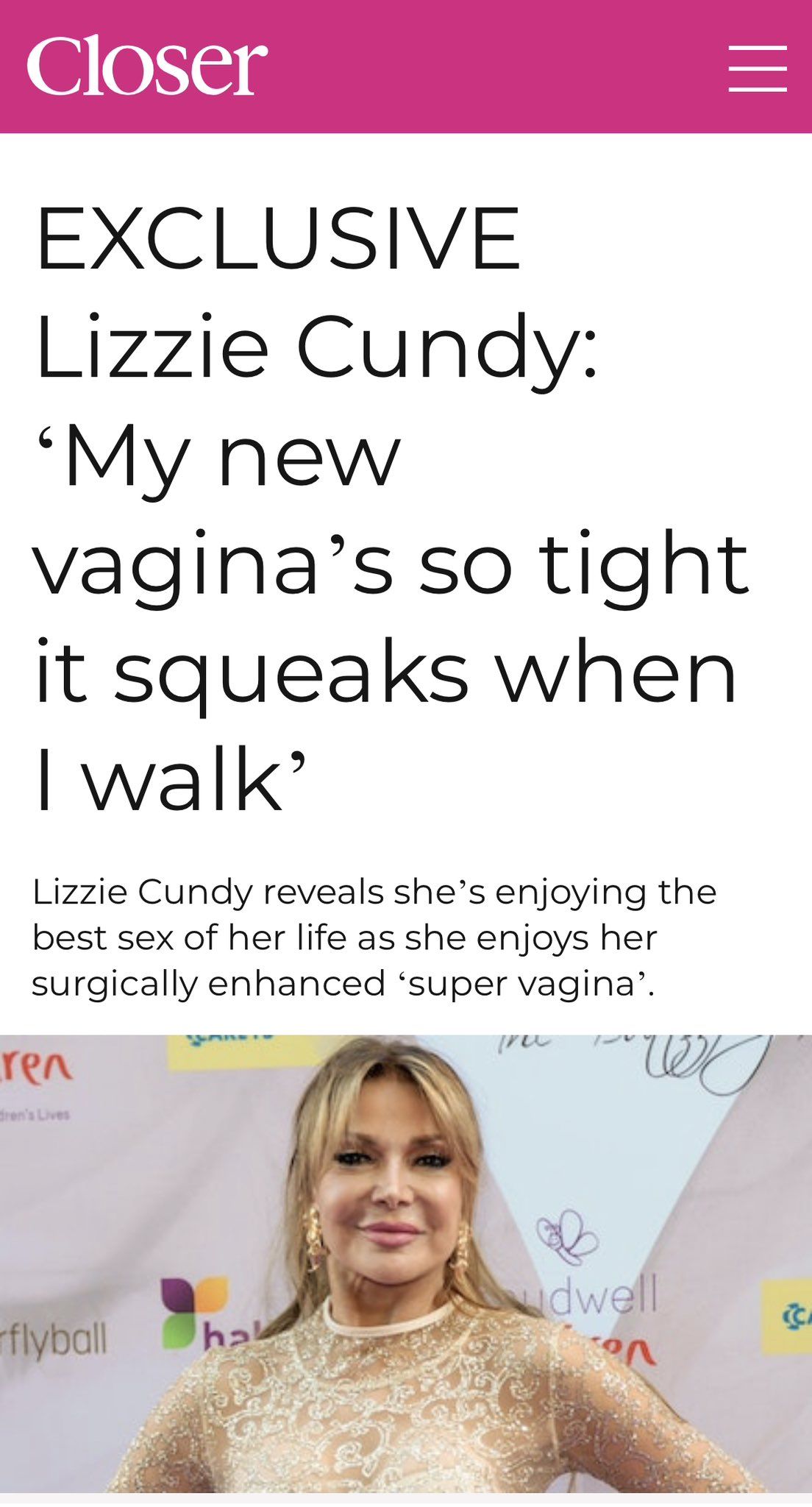 Everyone will hear her coming.