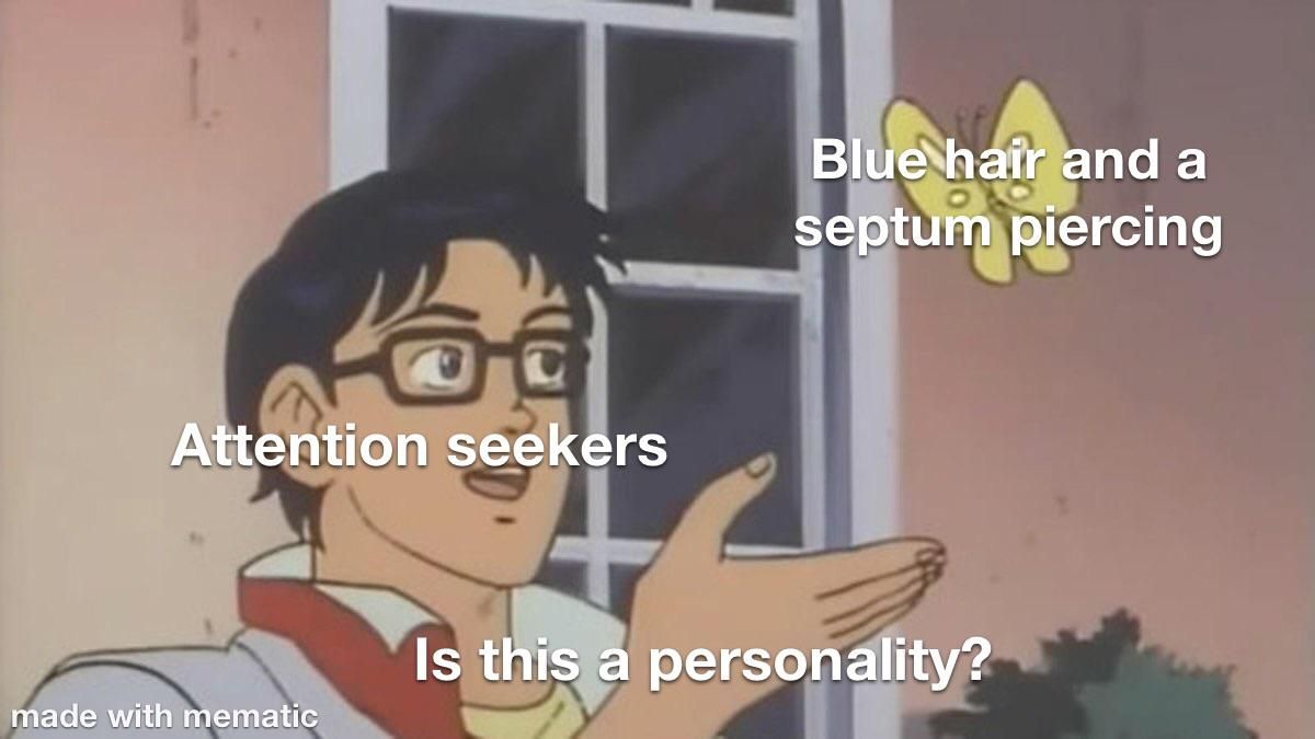 Why is it always this look?