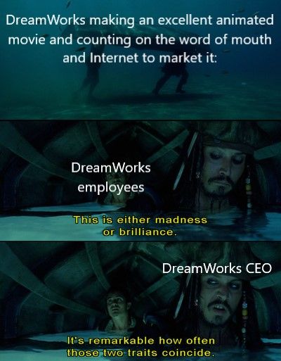 I may have done a fair share of marketing myself...