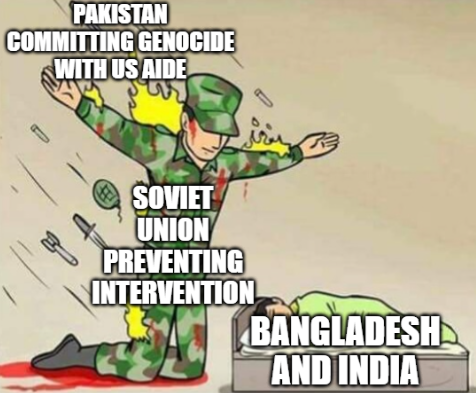 it is thanks to india and the ussr that i can live in freedom