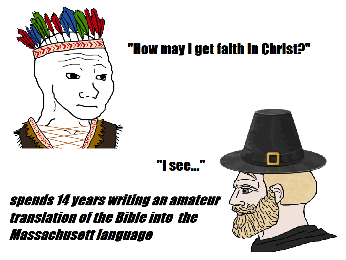 Contrasted by all their bigotry, we gotta give them credit where credit's due for trying