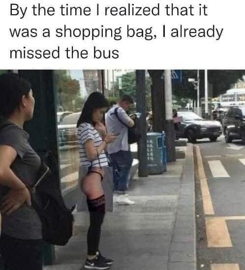 Who else would miss the bus :)