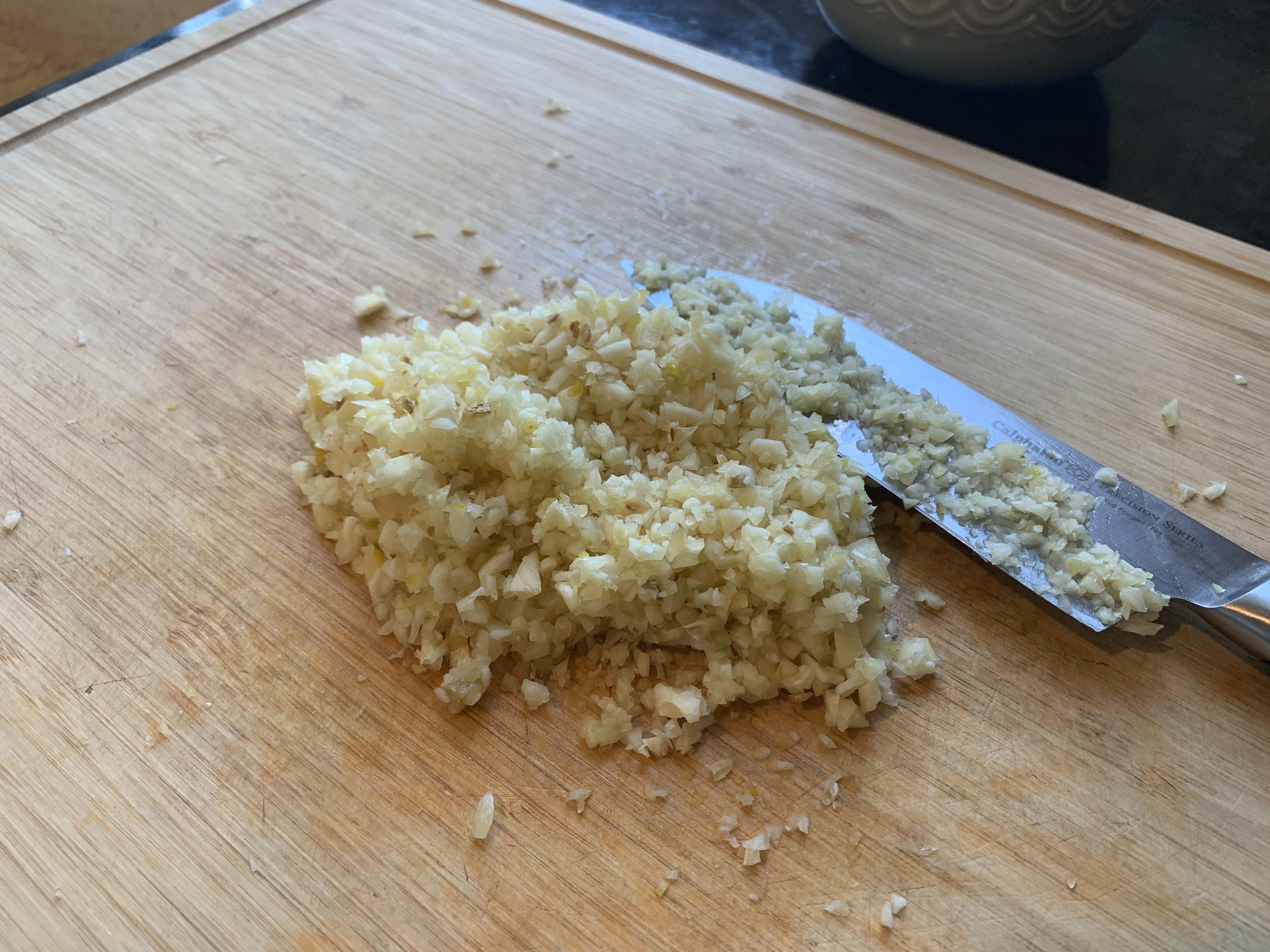 Recipe calls for ‘2 Cloves of Chopped Garlic’