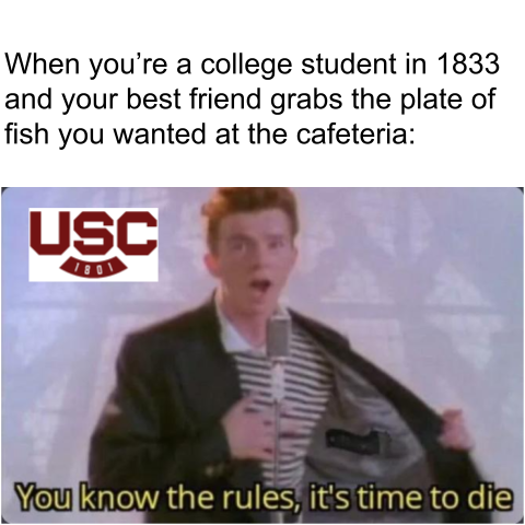 "Gentlemen, take your pistols"